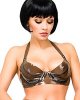 Glued Latex Neckholder Bra