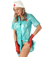 Krankenschwestern-Uniform aus PVC