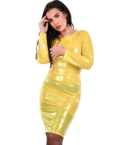 PVC Slinky Dress